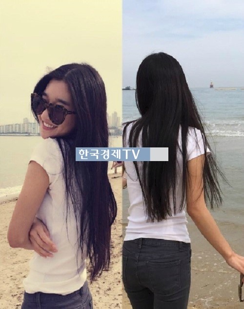 서예지, 바닷가 가녀린 몸매…반전 호리병 몸매