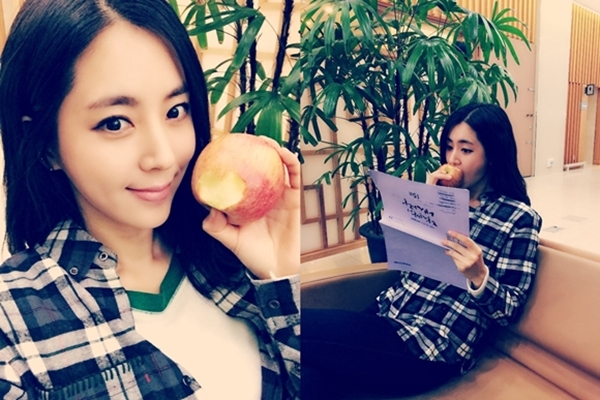 진짜 사나이 한채아, 군입대 전 먹방 ‘먹으면서 대본 집중’ 무결점 미모