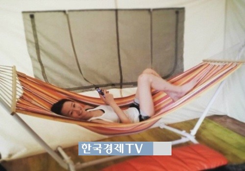 이희준과 열애 이혜정, 민소매+핫팬츠 9등신 모델비율