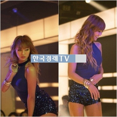 다크팬더 효린, 테이블 위에 올라가 남심쿵