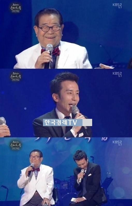 슈가맨 유희열, ‘송해 스킨십에…흥분돼요’