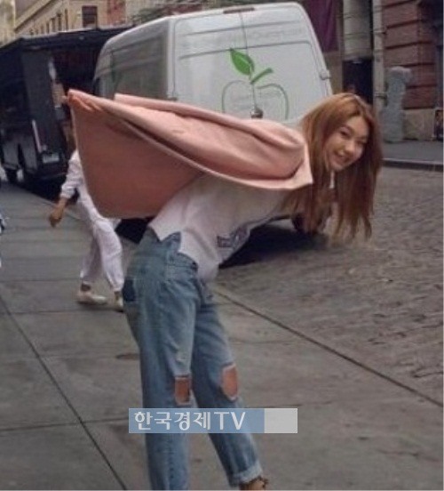 김진경, 사복 패션 보니 "모델 답네"