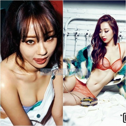 슈가맨 경리, 화보 속 넘치는 볼륨감 '시선강탈'