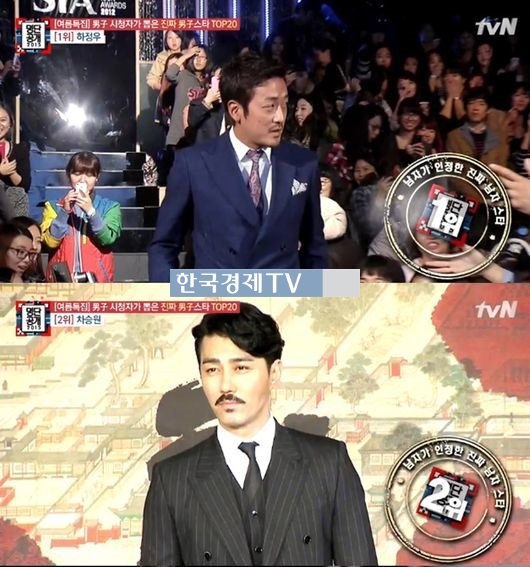 하정우, '남자들도 인정한 남자 1위' 진짜?