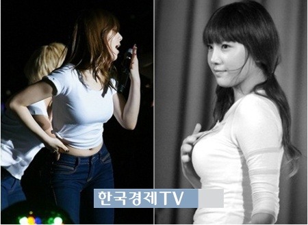 임재범 태연 호흡, ‘흰티셔츠 사이로 의외의 풍만감..이 정도 였어?’