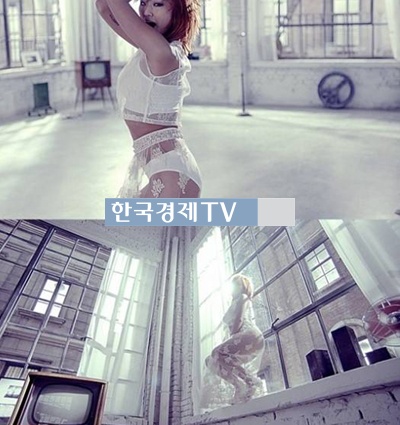 언프리티랩스타 시즌2 효린 ‘화이트 전신 시스루룩 사이에 드러난 뽀얀살결’