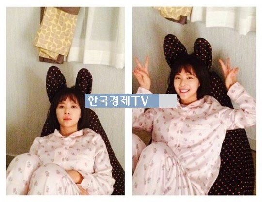 황정음 박서준 입맞춤, ‘파자마 입고 토끼 귀 모양의자…깜찍 포텐’