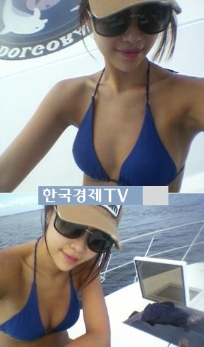 황정음 박서준, ‘요트 위 가슴골 훤히 드러낸 채…화들짝’