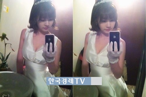디데이 정소민, ‘가슴골 훤히 드러낸 아찔 드레스 자태’