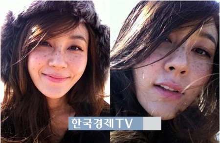 사업가와 열애 김하늘, ‘주근깨 덕지덕지한 모습이 완전 여신이네’