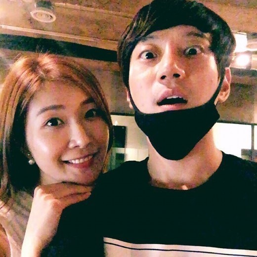 이정민, 황치열과 다정한 사진 공개 "초특급 귀염남"
