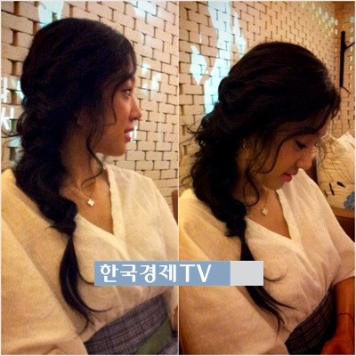 풍선껌 정려원, 초근접 옆라인…조각이네 이게 무보정이라고??