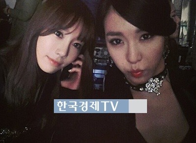 일상의 탱구캠, ‘태연 옆 검은 블랙 의상 시선고정 티파니 헉!’