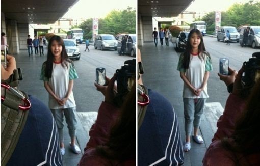 아이유 스물셋, ‘헐렁바지..막 티셔츠 동네 흔녀룩?’
