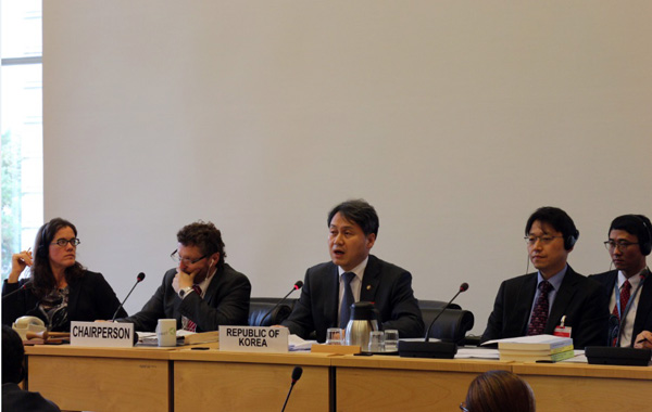 ▲모두발언하는김주현법무부차관(가운데)/사진제공=법무부