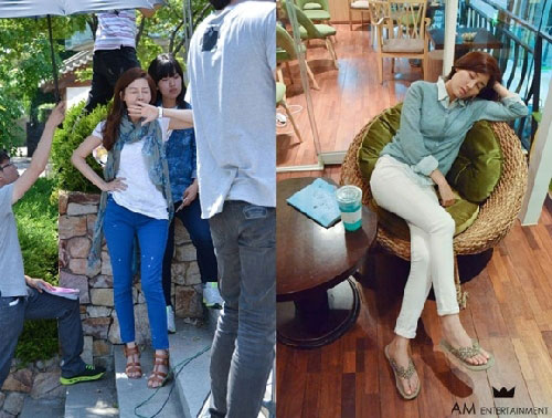 김하늘 결혼, ‘촬영 하다 말고 하마빙의…떡실신 포착’