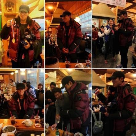 시크릿 메세지 최승현, ‘모자에 패딩 입고…회식 장소에서 아우라가?’