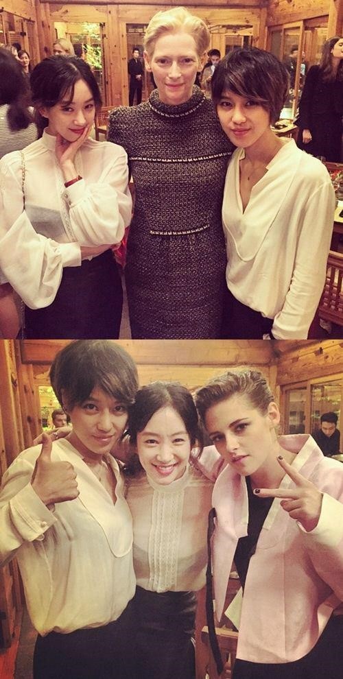 임수미, 할리우드 배우들과 함께 '찰칵'