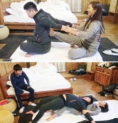 장동민 냉장고를 부탁해, ‘유리와 아찔한 커플요가…근데 너무 과격해?’