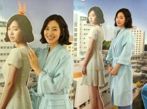 옥중화 진세연, ‘실물 크기 판넬 옆에서…저 예쁘죠? 브이’