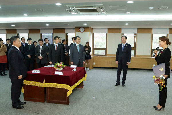 ▲소감을밝히는김원희씨(사진=법무부)