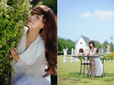 안녕하세요 안영미, 하얀 드레스 입고 먼발치에서 봤더니…여신이네?