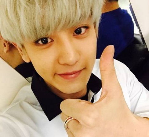엑소 Sing For You, 찬열 금발머리 오똑한 콧날 조각남 모습으로 따봉~’