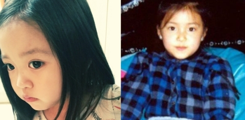 정시아, 딸 서우와 어린 시절 비교해보니 '붕어빵 모녀'
