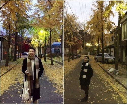 봉태규 하시시박 득남, 가을 커플룩 재조명 '깨가 쏟아지네'