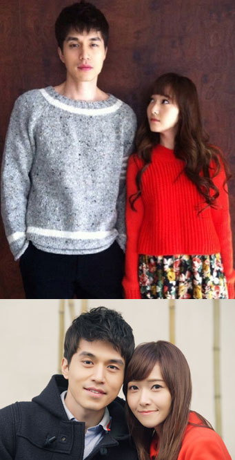 풍선껌 이동욱, 제시카와 조각 남녀…조각상이 서 있는 줄