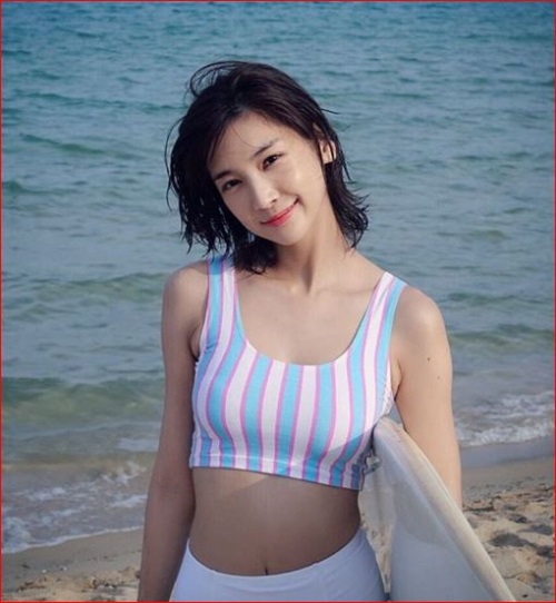 이해인, 수영복 입고 섹시미 발산 "시원해"