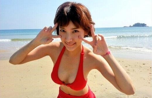 이해인, 화보 같은 일상 '강렬한 레드 비키니'