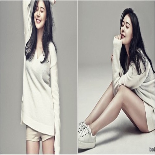 허이재, 청순함과 섹시함을 동시에?...반전 하의 실종 화보 '눈길'