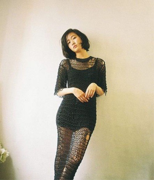 치즈인더트랩 김고은, 검은 망사 사이로 훤히 드러난 뽀얀 속살..은근 야하네