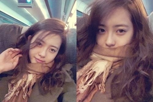 조선마술사 고아라 유승호, ‘기차 안에서 머플러 두른 채…감기 조심하세요’