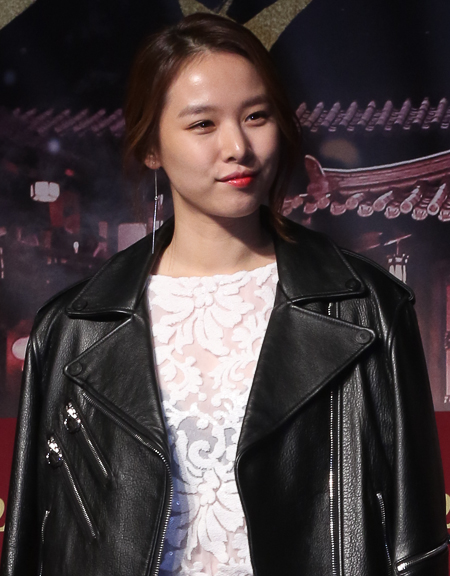 28일 롯데시네마 월드타워에서 영화 '조선마술사' VIP 시사회가 열린 가운데 배우 조윤희가 참석하고 있다. (사진=서유석 기자)