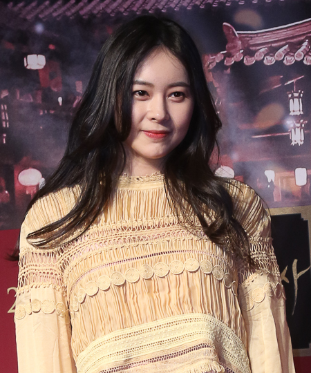 28일 롯데시네마 월드타워에서 영화 '조선마술사' VIP 시사회가 열린 가운데 배우 허이재가 참석하고 있다 (사진=서유석 기자)