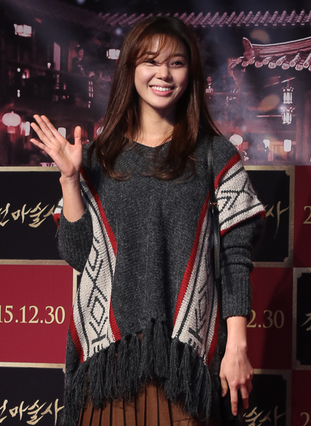 28일 롯데시네마 월드타워에서 영화 '조선마술사' VIP 시사회가 열린 가운데 배우 임세미가 포토타임을 갖고있다 (사진=서유석 기자)