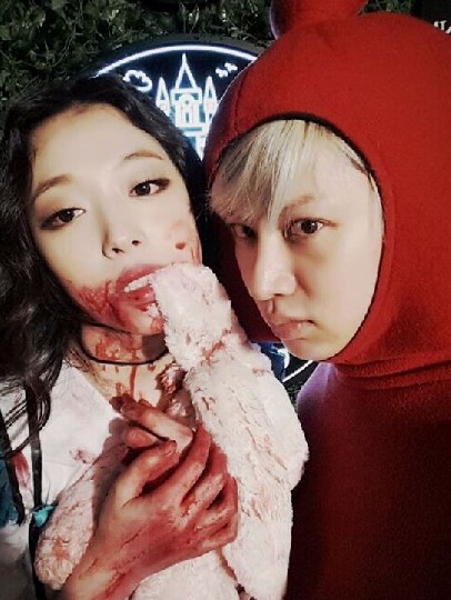 설리, 피범벅 셀카 공개 "안 올리려다 올림"