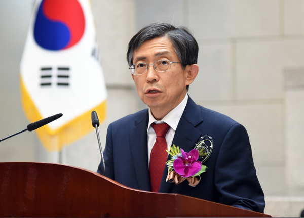 ▲지난9월16일대법원청사에서열린민일영대법관퇴임식(사진=대법원)