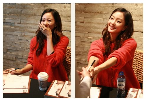 한예슬 성준 입맞춤, '팬들 앞에서 환한 꽃미모...실제 보면 이런 느낌?'