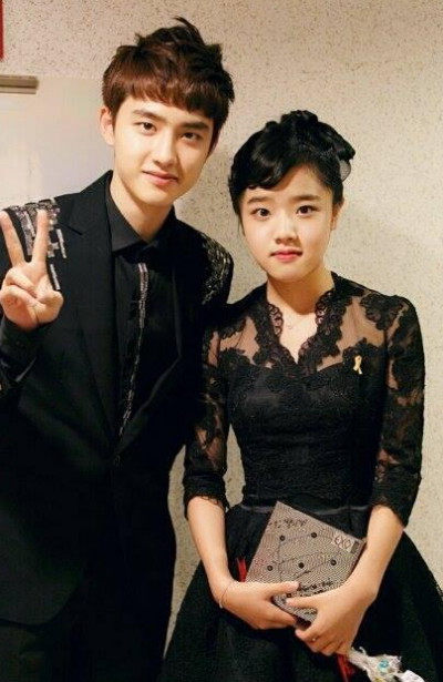 순정 도경수, 김향기와 찍은 사진 보니... '남매 아냐?'