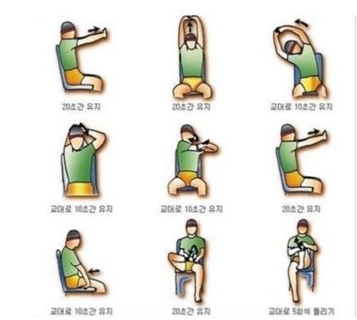 피로 회복에 좋은 요가, '10분만 투자하세요' 사무실 스트레칭