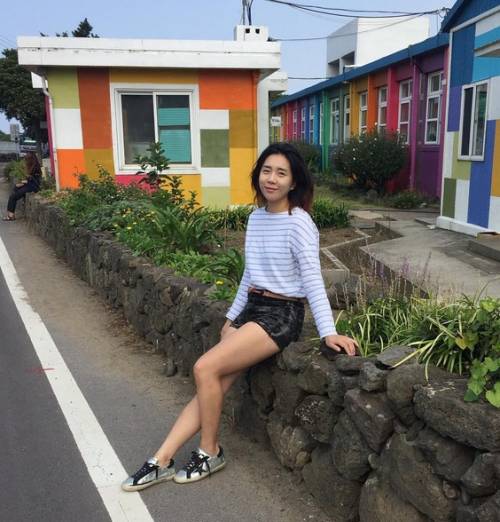 허안나, 제주도 여행 인증샷 "쵝오야"