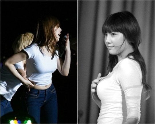 태연 첫 주자, 화이트T 그리고 쫙 붙는 진 사이로 드러난 의외의 우월함