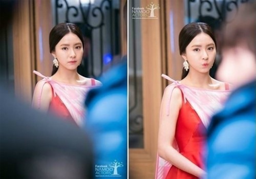 신세경 악플러 고소, ‘빨간 민소매 드레스 위에 담요만 걸쳤을 뿐인데..화보인 줄’