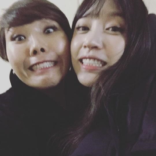 신봉선, 하니와 친분샷 "정말 털털하니"