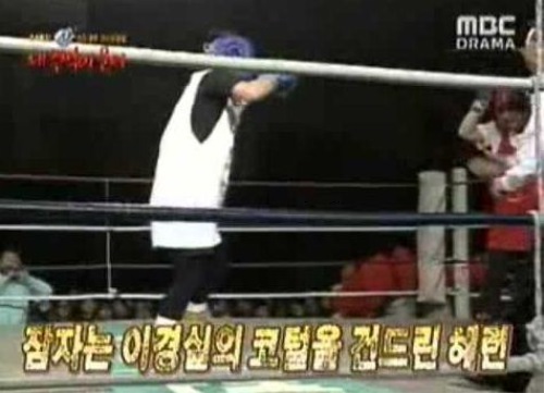 이경실, 과거 조혜련과 권투 시합 '살벌하네'