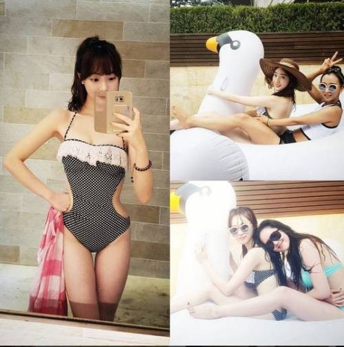 양정원, 수영복 차림 완벽몸매 과시 '깜짝'