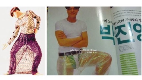 박진영 발피아노, 과거 파격적인 의상 ‘설마 비닐옷?’ 충격
